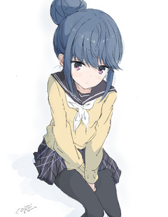 志摩リンちゃん女の子すわり