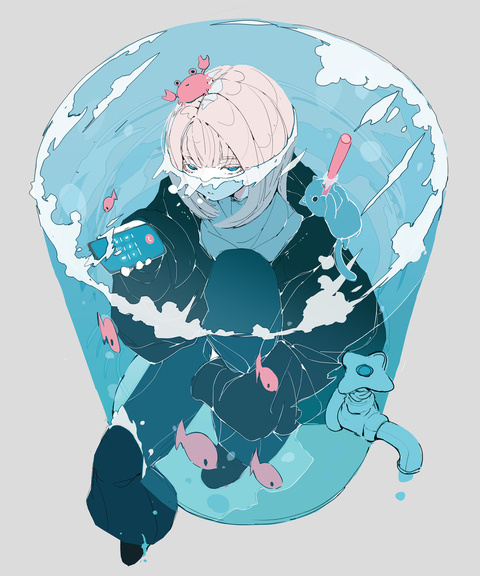 寝不足で体重い、まるで水の中にいいるみたいでさ。