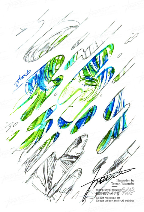 2-color drawing*.+ﾟ