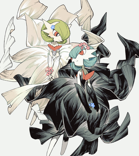 ポケモンのイラスト(たまに人もいる)