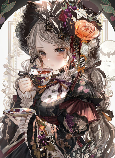 漆黒と薔薇の幻想録｜Gothic Illustration