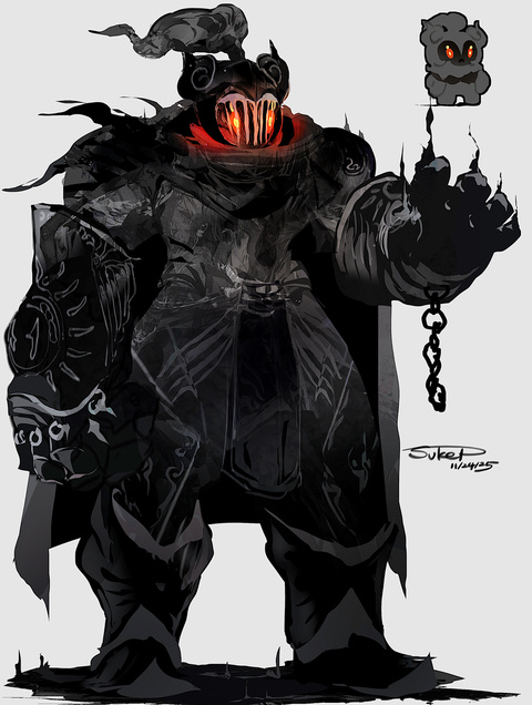 マーシャドーモチーフの騎士