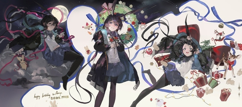 早上好，生日快乐，阿米娅.