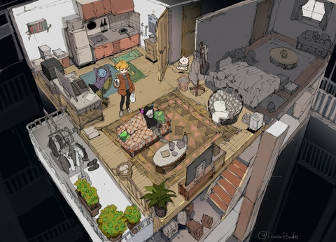 友達も呼べる１LDK