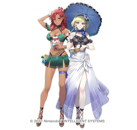 【お仕事】ＦＥヒーローズ『常夏模様の二人-ハピ』